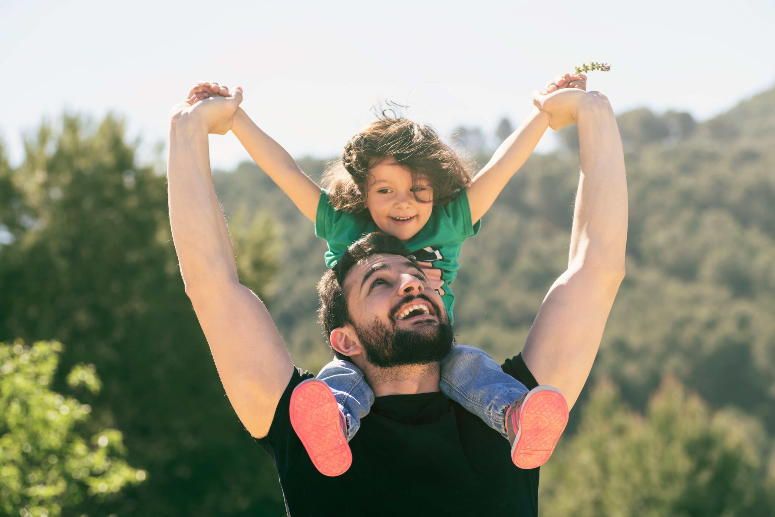 Father spends time with child after establishing paternity